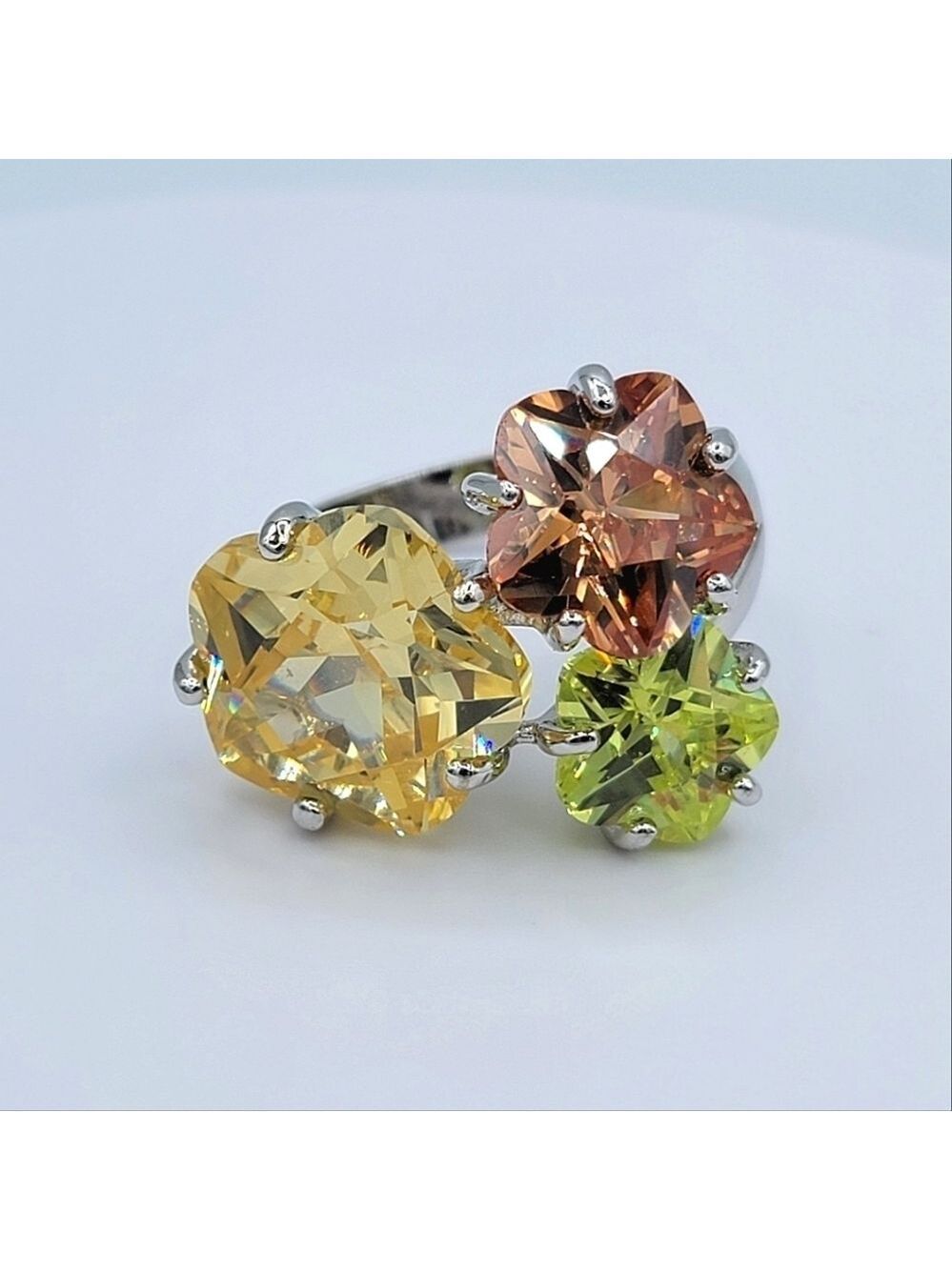 Floral Crystal Ring Park Lane #2348